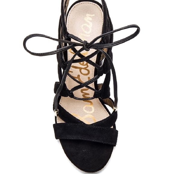 Sam Edelman Yardley Suede Block Heel Sandals, Size 8.5 - Picture 14 of 14